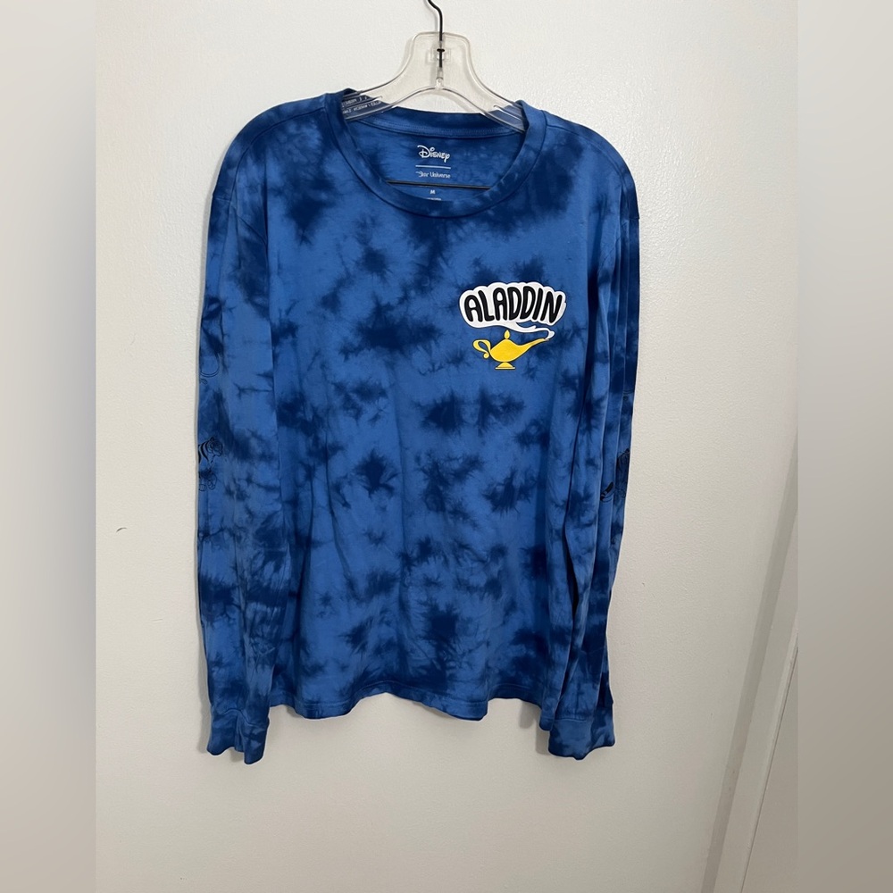 Our Universe Disney Aladdin Balcony Scene Tie-Dye Long Sleeve T-Shirt M